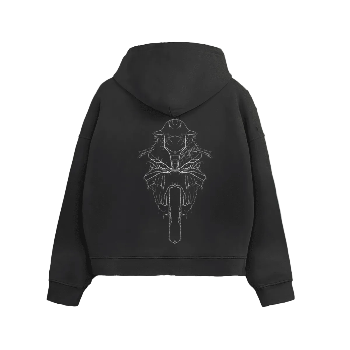 S1000RR distressed zip-up hoodie